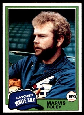 Marvis Foley 1981 Topps #646 White Sox MLB READ FREE SHIPPING AutographDen - Image 1 of 2