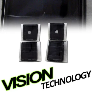 Blk Clear Turn Signal Parking Corner Light Yd For 94-00 Chevy C10 C/K Truck/Suv - Picture 1 of 2