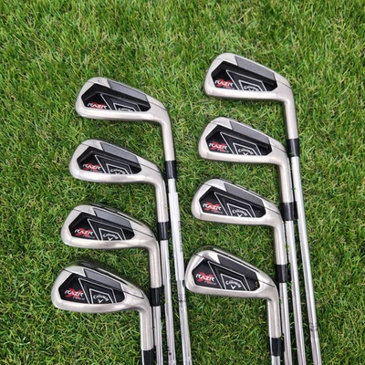 2011 CALLAWAY RAZR X TOUR IRON SET 3-PW STIFF TT DYNAGOLD S300 GOOD - Image 1 of 4