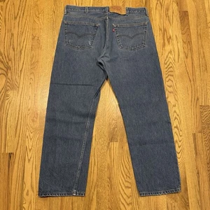 Jeans Vintage Levi’s 501 XX Button Fly Denim Taglia 40x32 Adatto ~37x30 Messico Vintage - Foto 1 di 13