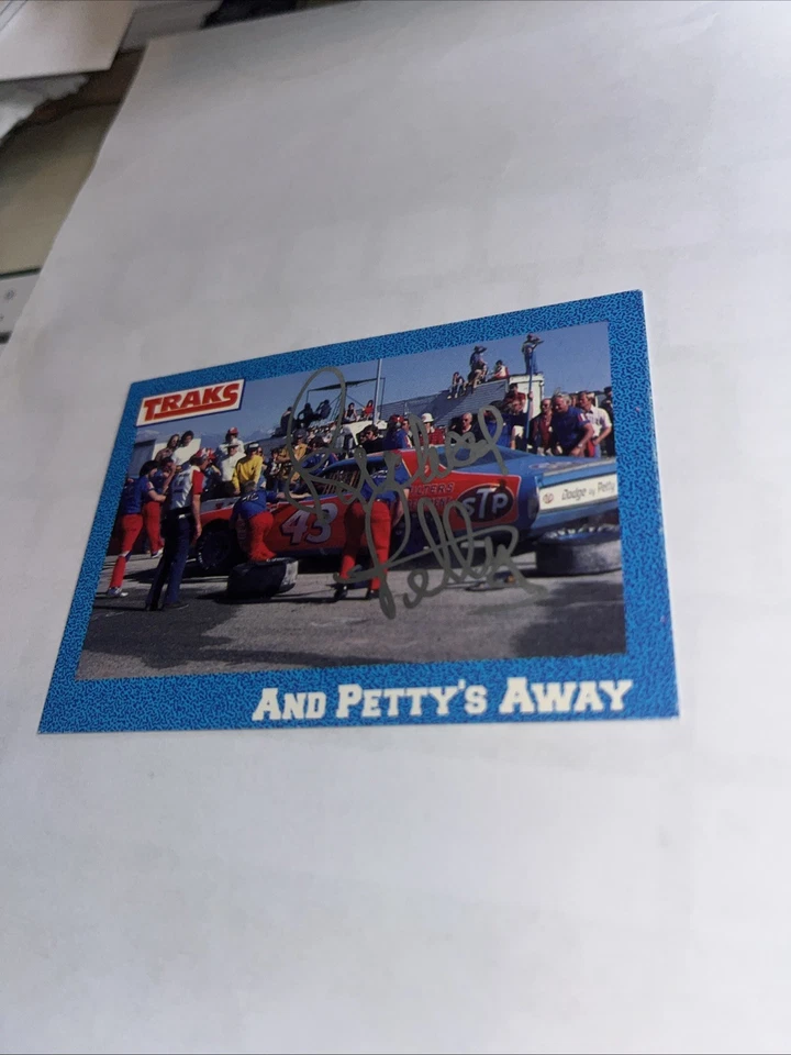 Richard Petty Signed Traks  Card - Image 1 of 1