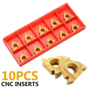 Superior Quality 10pcs 16ER AG60 External Thread Carbide Inserts for Lathe - Picture 1 of 10