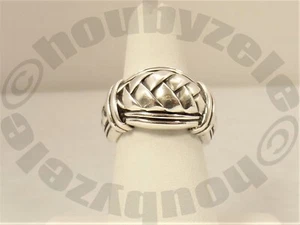Scott Kaye Basket Weave Ring  Sz 7 - Picture 1 of 12