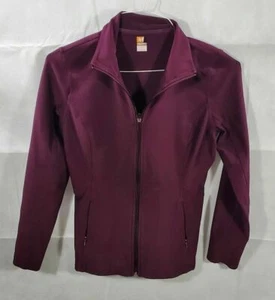Lucy Tech Athletic Full Zip Track Jacket Puce Size SP Pockets Workout Gym Casual - Picture 1 of 8