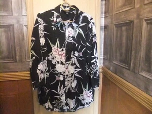 Very pretty button through blouse adjustable sleeves .VGC Dorothy Perkins size12 - Picture 1 of 14