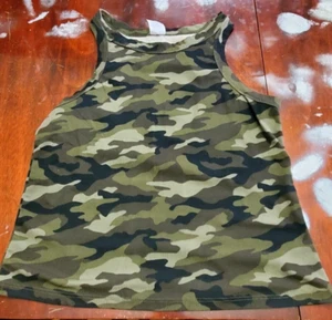 Boy's No Boundaries Camouflage Tank Top - Size L (11-13) - Picture 1 of 3
