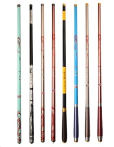 Caña de pescar telescópica de fibra de carbono caña de pescar 3,6 M-7,2 M caña giratoria caña de arroyo - Imagen 1 de 51