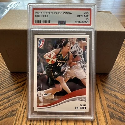 2007 Rittenhouse WNBA Sue Bird #55 PSA 10 Pop 7 - Image 1 of 2