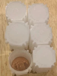 Coinsafe Medallion 8 -PACK  1 ounce Copper Round Coin Tubes 39/40 mm REEDERSONG - Picture 1 of 9