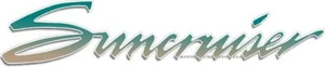 " SUNCRUISER"  RV  Graphic Lettering Decal 46" X 9" Made fresh! - Picture 1 of 1