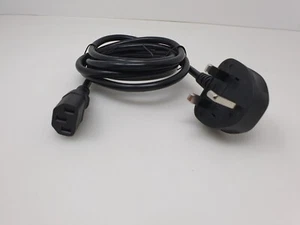 For Ecler XLA500 Power Amplifier Mains Power Cable AC Power Lead Cord 2m UK Plug - Afbeelding 1 van 6