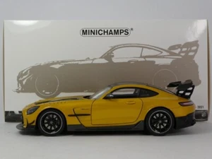Minichamps Mercedes Benz AMG GT black series yellow metallic 2021 1/18 110032021 - Foto 1 di 5