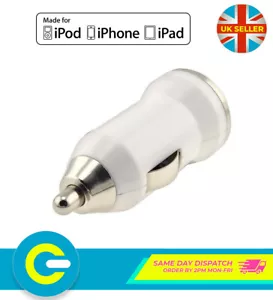 Presa caricatore accendisigari auto USB piccola bianca - Foto 1 di 6