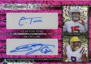 2023 Hoja Electica Multi Gráficos Auto #6/7 Cardinales Clayton Tune & BJ Ojulari - Imagen 1 de 2