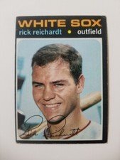 RICK REICHARDT 1971 TOPPS BASEBALL CARD #643 CHICAGO WHITE SOX