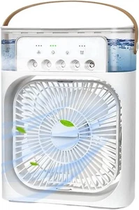 Condizionatore d'aria portatile Raffreddato ad acqua Ventilatore a cinque spruzz - Foto 1 di 7