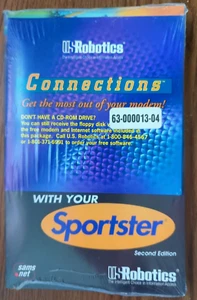 U.S. Robotics 56k Sportster Connections Software, 2nd Edition, New in Packaging - Picture 1 of 2