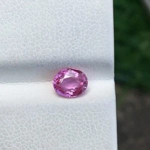 Genuine unheated ceylon pink sapphire best oval cut gemstone 0.80 carat - Picture 1 of 10