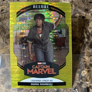 2022 Upper Deck Marvel Allure Lashana Lynch As Maria Rambeau Yellow Taxi 91