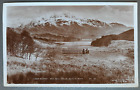Postcard Loch Achray & Ben Venue,Brig O'turk, Rp. Postmark Callander 1934