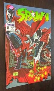 SPAWN #8 (Image Comics 1993) -- Todd McFarlane -- Spider Man Homage -- VF/NM - Picture 1 of 2