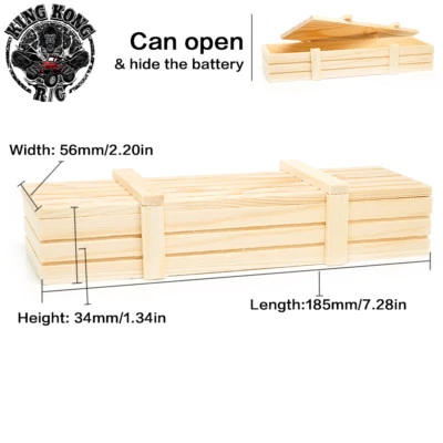 Wooden Bed Storage /Battery Box for 1/12 Soviet ZIS-150/151 RC Car Crawler Truck - Image 1 of 4