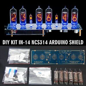 ZESTAW DIY IN-14 Arduino Shield Nixie Tube Clock NCS314 12/24H Automat do gier