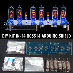 IN-14 Tube Clock KIT Arduino Shield Nixie NCS314 12/24H Slot Machine - Picture 1 of 10