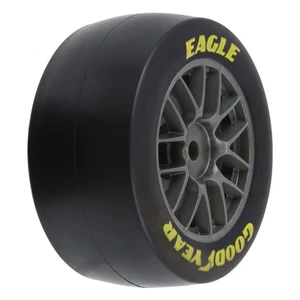 PRO1030411 GOODYEAR EAGLE SOFT TIRE F/R MTD GREY FOR LOSI NASCAR RACECAR (4) - Picture 1 of 5