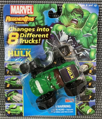Marvel Regener8'rs 2002 Incredible Hulk Transforming Monster Truck NOS - Image 1 of 4