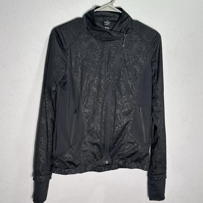 MPG Mondetta Mujer’s Talla Pequeña Chaqueta Cortavientos Cremallera Completa Bolsillos Agujeros para el Pulgar  Foto 1 de 4