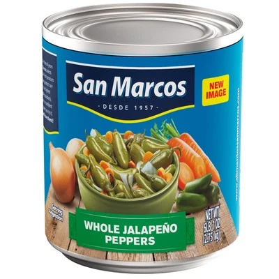 Whole Jalapenos, 6 Lb, 97 oz, Carefully handpicked Whole Jalapeños Peppers - Image 1 of 2