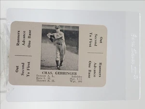 CHARLIE GEHRINGER 1936 S AND S GAME MLB BASEBALL NM Q3460 - Picture 1 of 2