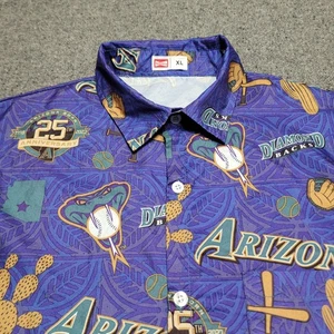 Arizona Diamondbacks Shirt Mens Extra Large 25th Anniversary Hawaiian SGA 2023 - Picture 1 of 12