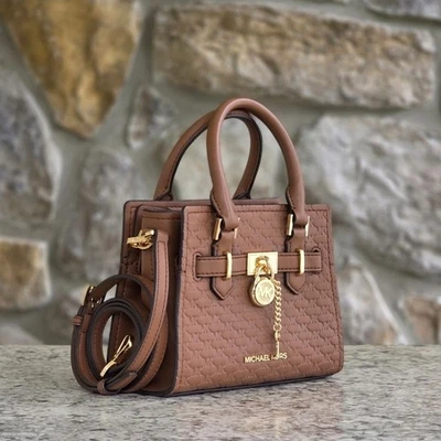 Michael Kors Hamilton Extra Small Brown Crossbody - Image 1 of 4