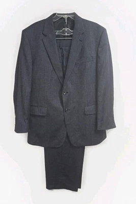 Jos. A. Bank 2-Piece Suit 44R Jacket + 39R Pants Navy Wool & Cashmere Blend - Image 1 of 4