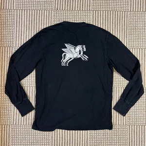 T-shirt Aime Leon Dore x Porsche 964 Pegasus manica lunga nera taglia L MiCanada - Foto 1 di 5