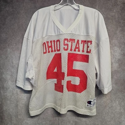 Camiseta corta vintage de los 90 Champion Ohio State Buckeyes Archie Griffin 45 malla L Foto 1 de 4