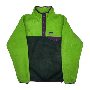 Synchilla, Age 14 Patagonia Fleece - XL Green Polyester - Picture 1 of 7