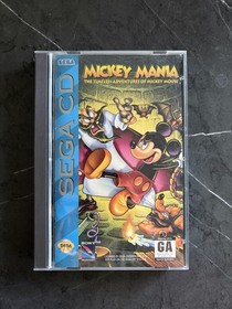 Mickey Mania: The Timeless Adventures of Mickey Mouse (Sega CD, 1994) CIB 