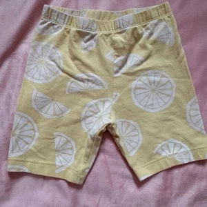 Okie Dokie Yellow Lemon Biker shorts, Size 4T - Picture 1 of 3