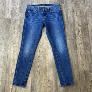 Jeans CHARLIE SKINNY marca Lucky taglia 8/29 pantaloni denim vita bassa alla caviglia 30x27,5 - Foto 1 di 12