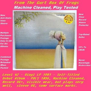 Level 42 - Vinyl LP 1981 - Self-Titled Debut Album - POLS 1036 - VG+/VG - Imagen 1 de 10