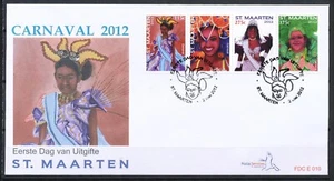 SINT MAARTEN 2012 - FDC E-10 - CARNAVAL 2012 E-10 - Imagen 1 de 1