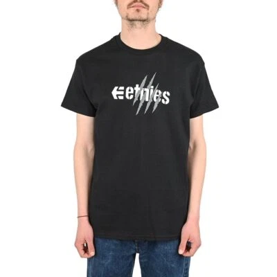 Camiseta Etnies Wallen Arrow Slash S/S - Negra/Blanca - Imagen 1 de 4