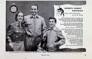 VINTAGE 1950s Print Ad ~ Zero King Sportswear ~ There's a Zero King Jacket ... - Picture 1 of 1