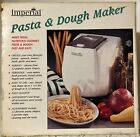 1994 Imperial pasta and dough maker 80198 Choose from 12 Pasta Shapes New in Box