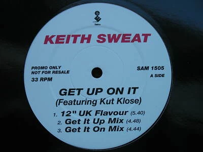 KEITH SWEAT-GET UP ON IT. 1994 6 TRACK PROMO 12" SINGLE. HIP HOP RnB SWING. EX - Image 1 of 2