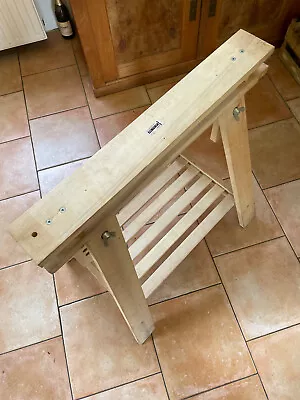 IKEA MITTBACK Tischbock Naturholz höhenverstellbar 58x70/93 cm gebraucht - Bild 1 von 4