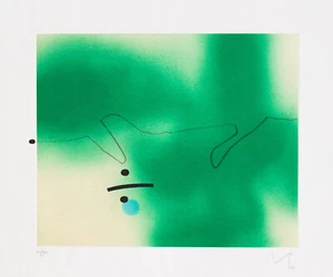 Victor Pasmore - Lineares Uhrwerk (1992) - große signierte Radierung & Aquatinta - Bild 1 von 6